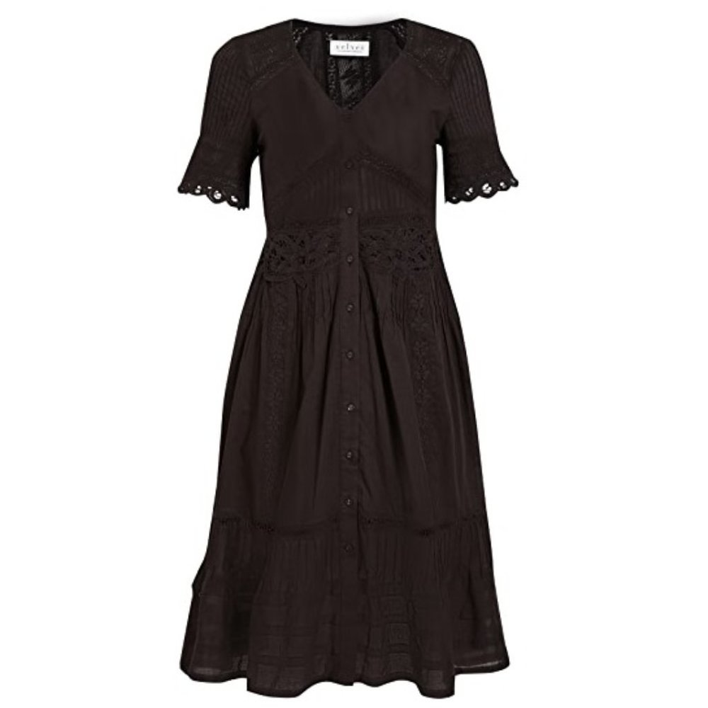 Black cotton Suri dress